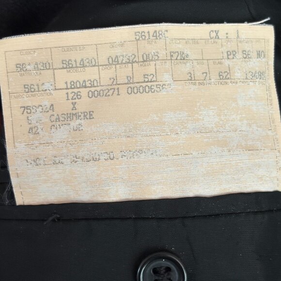 Ermenegildo Zegna 42R Cashmere Cotton Soft Line Blazer Ventless 2-Button - Picture 12 of 12